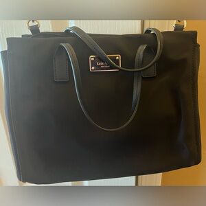 EUC: Kate Spade Blake Avenue Loden Nylon Crossbody Handbag - Black
